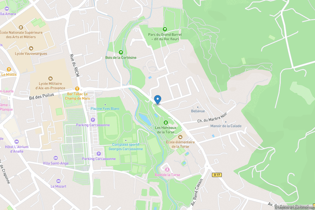 IS Aix-en-Provence - Open Street Map